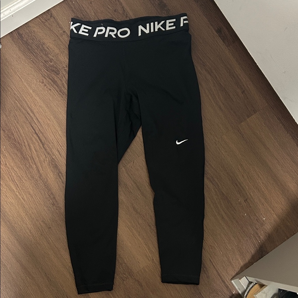 Nike Pro Kids Black Leggings